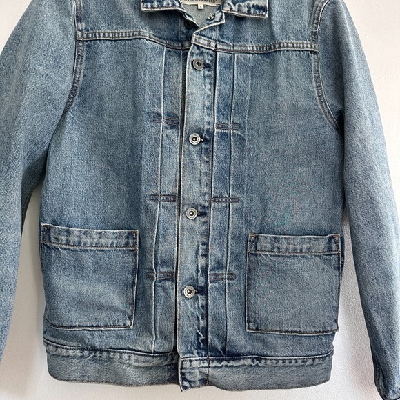 Levis Denim Jacket Mens Small Type 2 Trucker Made & Crafted Unisex - Picture 5 of 16